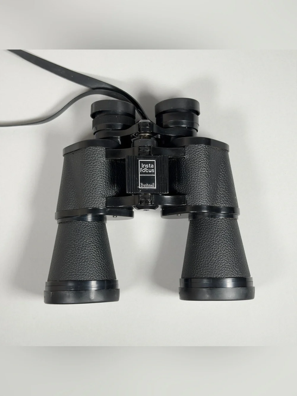 Vintage Bushnell Ensign 10x50 Binoculars Insta-Focus Coated Optics Case Caps